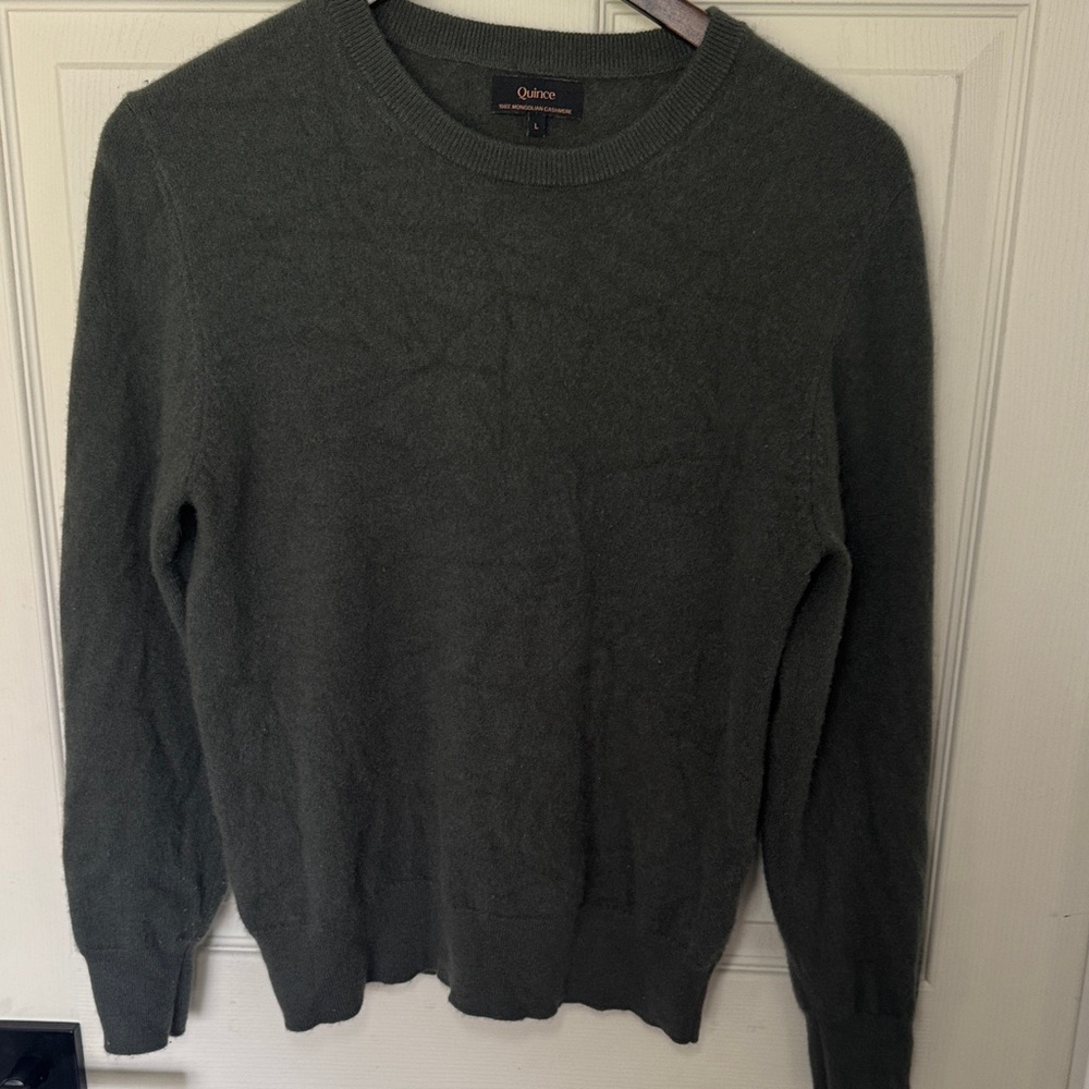 Quince Mongolian Cashmere Crewneck Sweater
